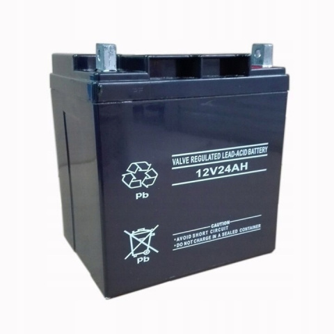 Akumulator bezobsługowy 24Ah/12V Technologia AGM Akumulator bezobsługowy 24Ah/12V Technologia AGM