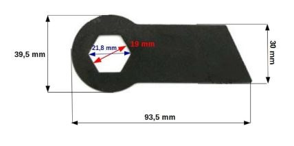 NÓŻ WERTYKULATORA CASTORAMA SPS38 HECHT 5654 ZESTAW 18szt. NÓŻ WERTYKULATORA CASTORAMA SPS38 HECHT 5654 ZESTAW 18szt.