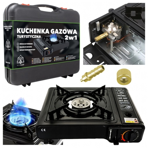 Kuchenka gazowa turystyczna polowa 2w1 Kuchenka gazowa turystyczna polowa 2w1
