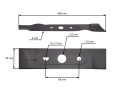 Nóż Kosiarki 40 cm 16" do Ryobi Sterwins OEM 5132002438