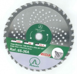 Tarcza Tnąca WiDiA do Kosy Polmar 230mm 36 Zębów