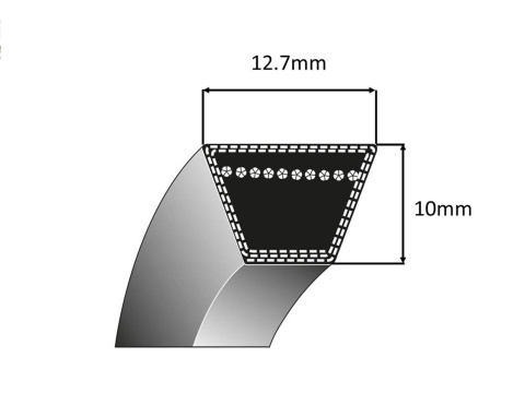 Pasek Klinowy PIX 13x867La 804Li Wacker BPU DPU Napęd Jazdy